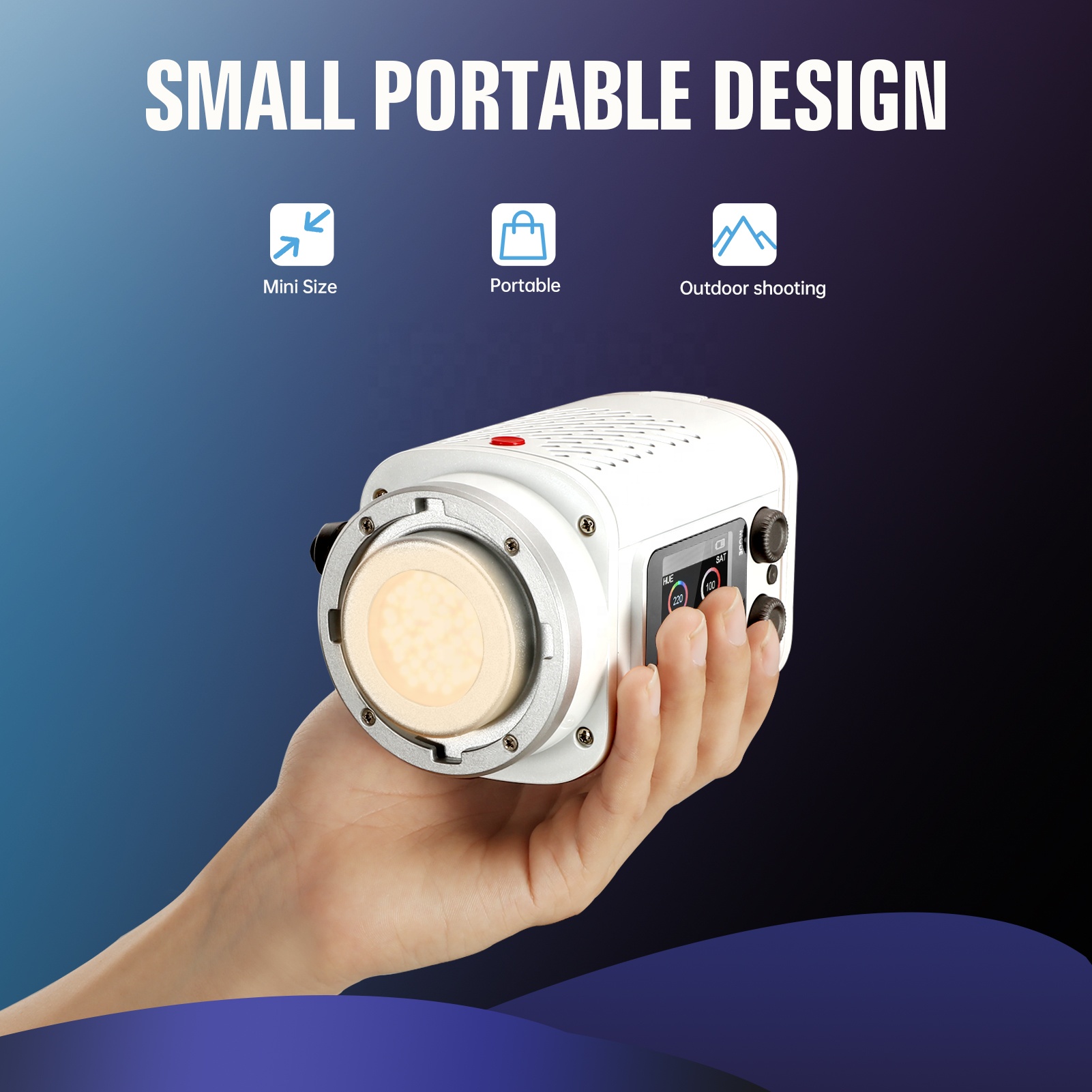 JINBEI EF-60BI 60W Przenośny,  – Photography Lighting Handheld recenzja i cena