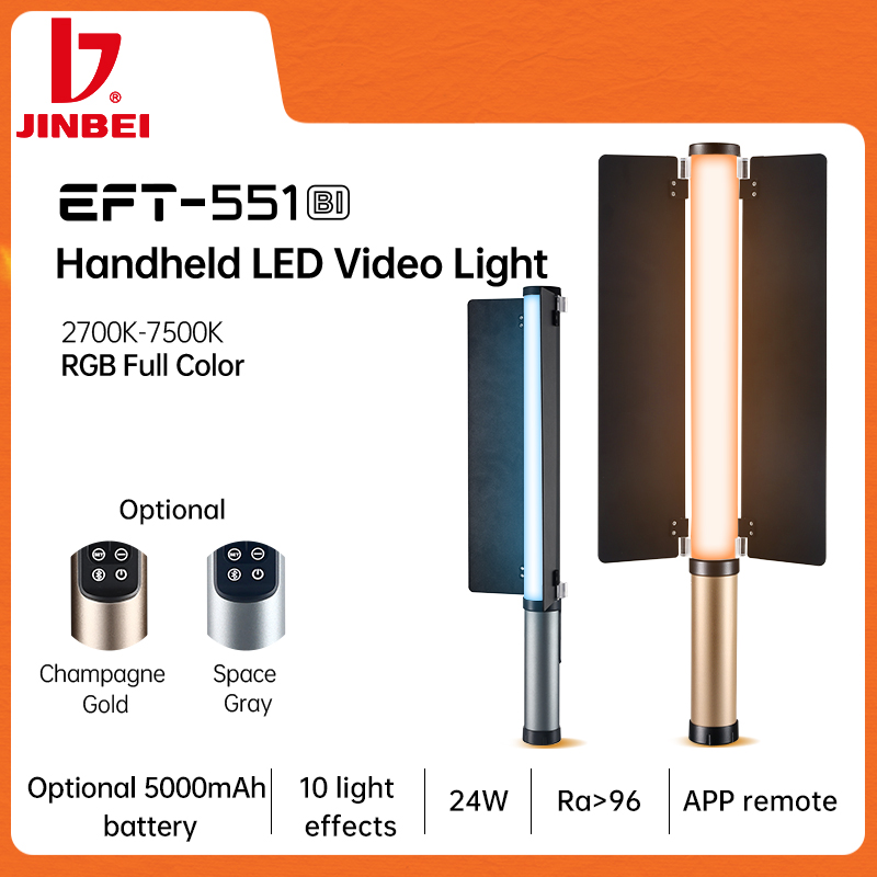 JINBEI EFT551 2700k-7500k Dwuk – Photography Lighting Handheld recenzja i cena